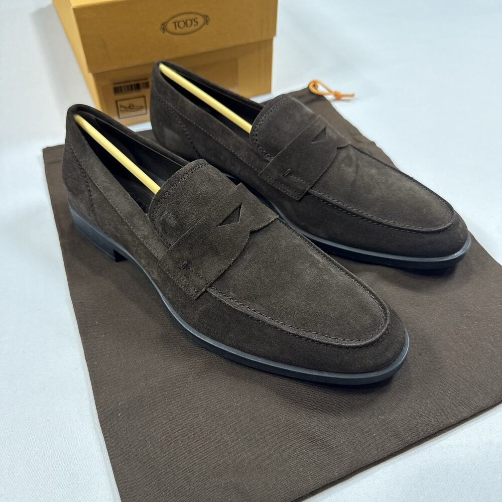 Tod’s Mocassino Gomma Leather Penny Loafer Size 7.5UK/9US New In Box MSRP $825